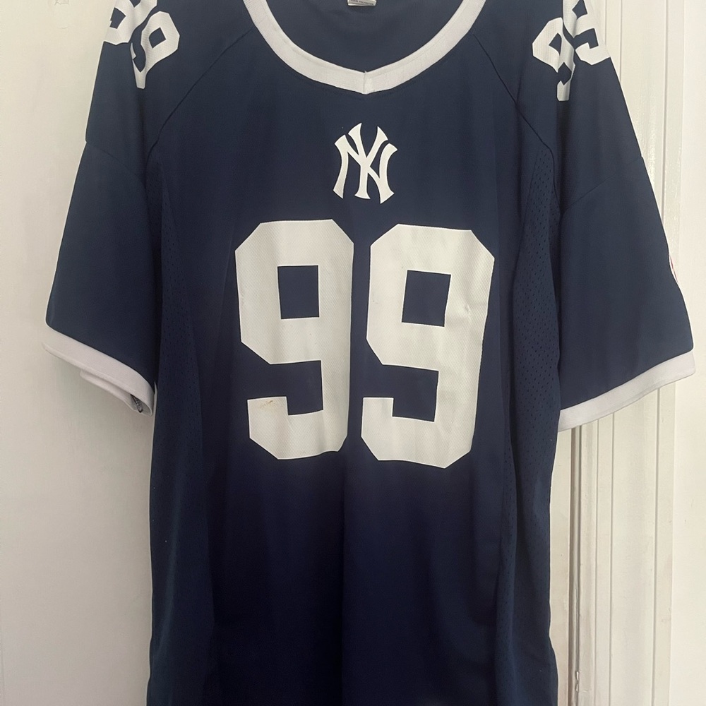 LIMITED EDITION AARON JUDGE FOOTBALL YANKEES JERSEY